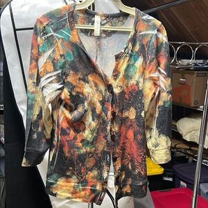 Colorful Abstract Women's Top